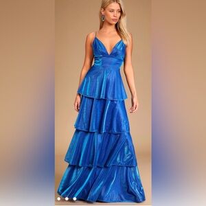 Lulus formal tiered maxi dress